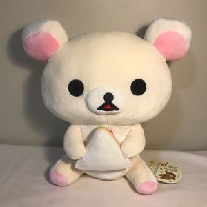 Korilakkuma Holding A Sandwich Plush